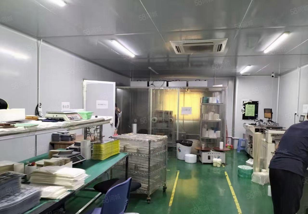 沙井后亭2400平精装修原房东红本工业园区厂房出租可分租