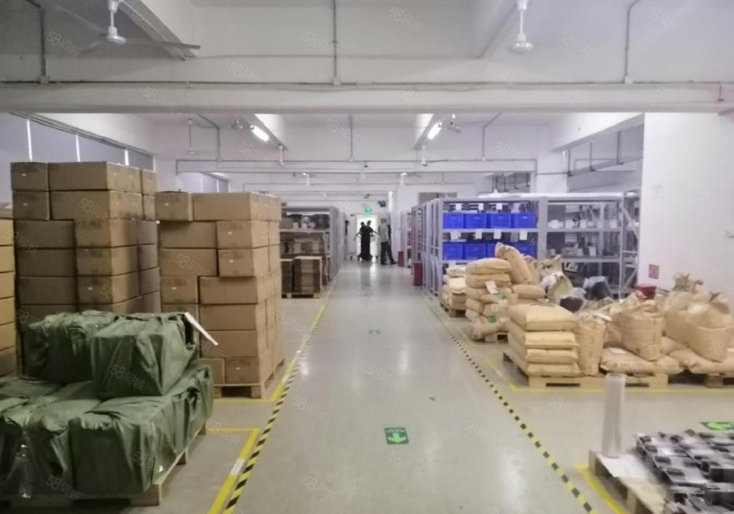 松岗罗田楼上红本厂房出租1481平带精装修办公室