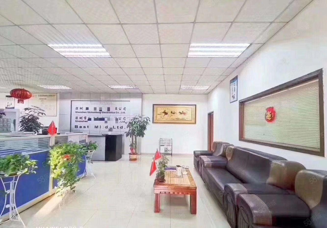 松岗碧头新出原房东楼上带装修1500平方厂房招租