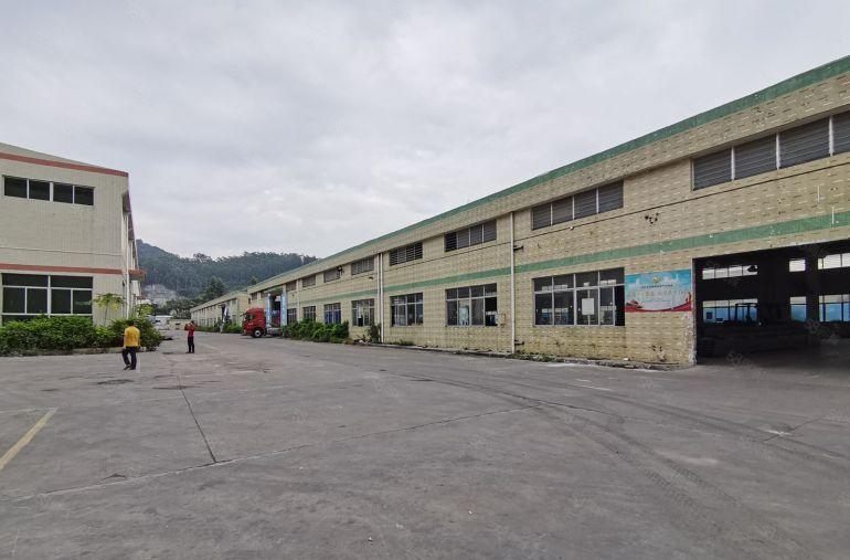 松岗107国道2万平方一楼单一层钢构低价厂房仓库出租行业不限