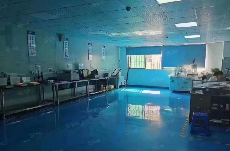 宝安西乡固戍地铁口楼上1000平精装修厂房出租无尘车间分租