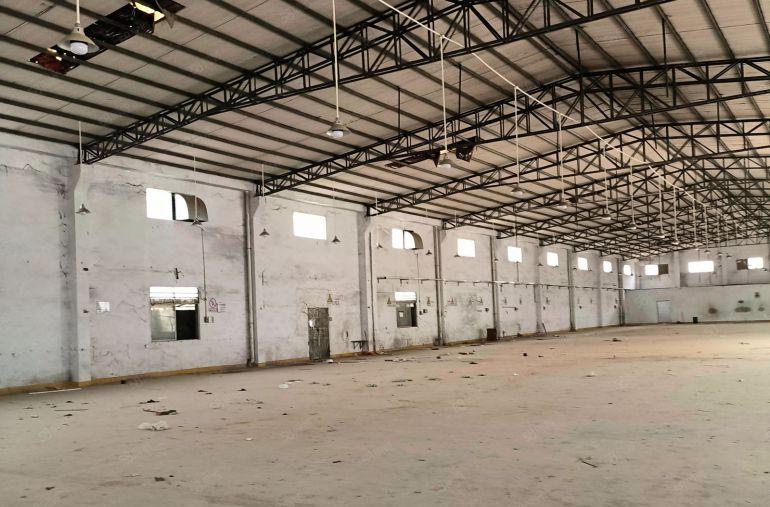 12 元！新圩3600平独院钢构厂房仓库出租高7米实际面积