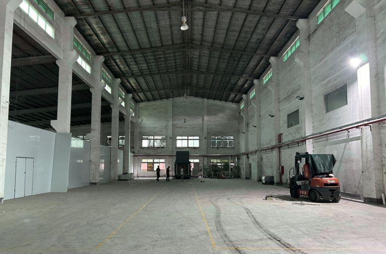 10米高钢结构带行车厂房仓库，惠阳秋长茶园，有现成装修办公室