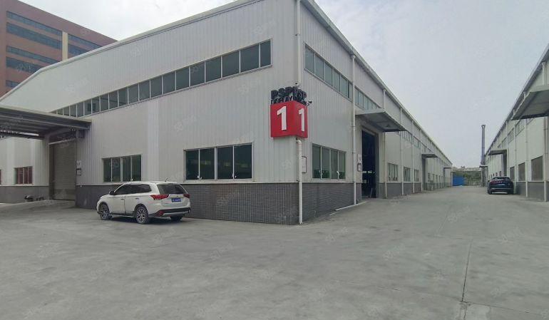 博罗园洲镇国道旁原房东独栋钢结构滴水九米6000平方厂房出租