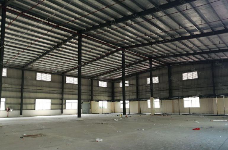 滴水12米钢构厂房出租原房东实际面积3000平米工业园铁皮