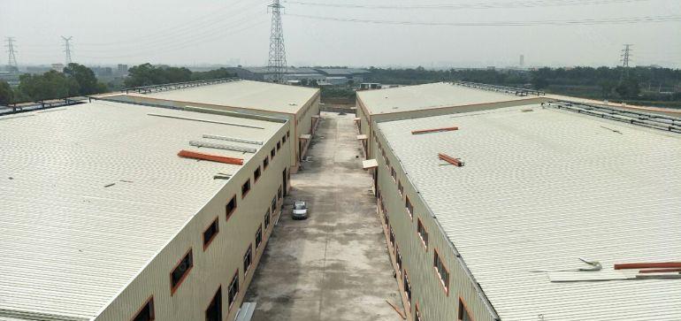 石湾园区厂房招租6500平方滴水10米空地非常大