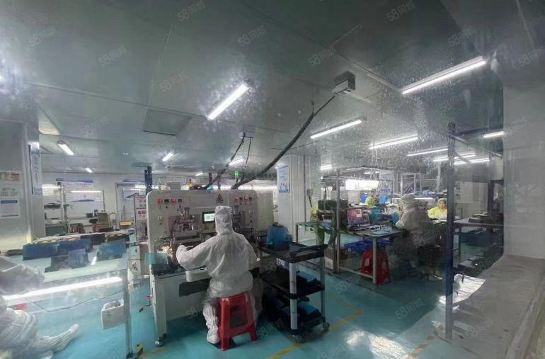 大水坑无尘车间出租，楼上一层1450平米现成办公装修，可分租