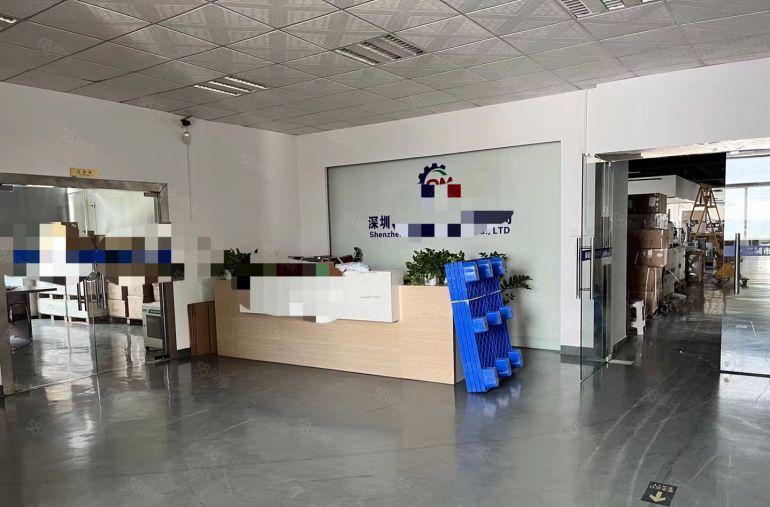 观澜桂花三楼1288平带装修厂房客户搬走出租