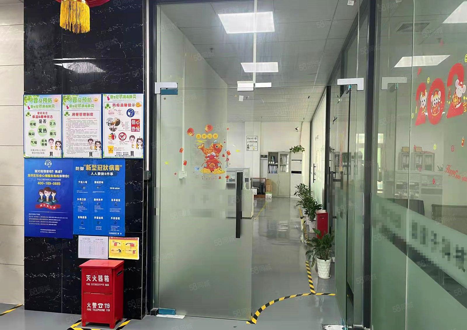 深圳龙华大浪新百丽附近楼上整层2680平精装工业厂房出租。