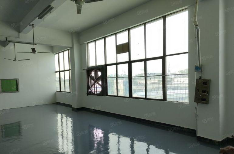 龙华浪口宝柯工业园精装修全新地坪漆白墙430平米厂房出租