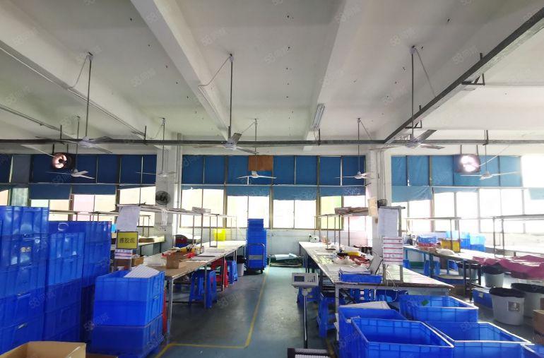 龙华新区观澜主干道边原房东标准厂房三楼整层1000平，低价租