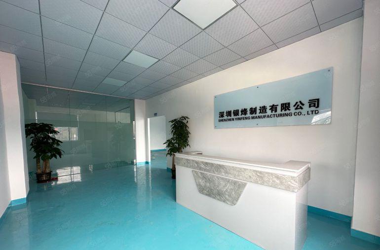 观澜新田原房东楼上800平全新办公室装修红本厂房出租分租转租