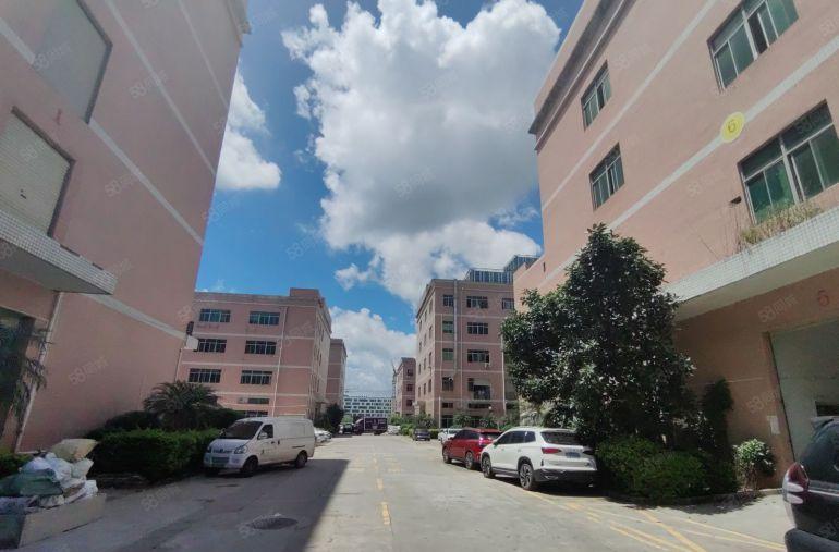 龙华原房东工业园区独栋厂房滴水7米980平起分租带牛角空地大