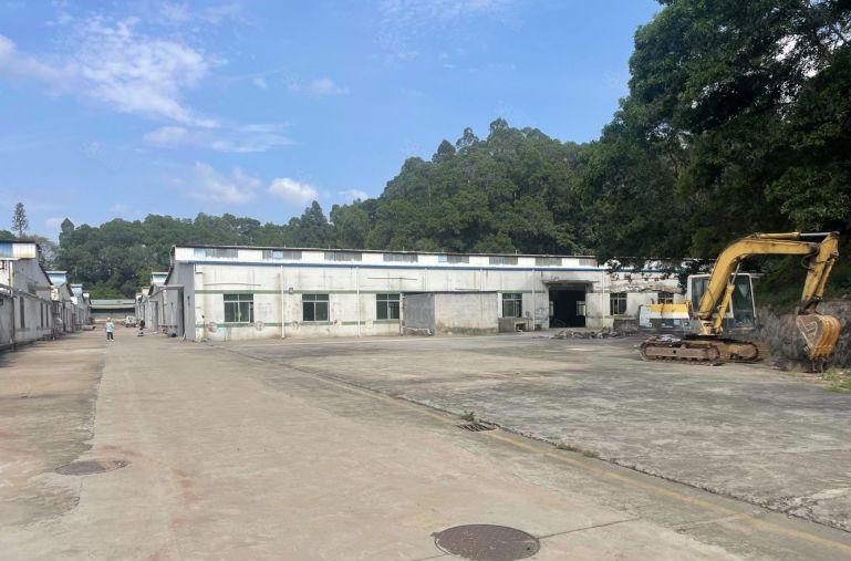 龙华观澜1000平方米独栋单层钢构厂房出租，空地大