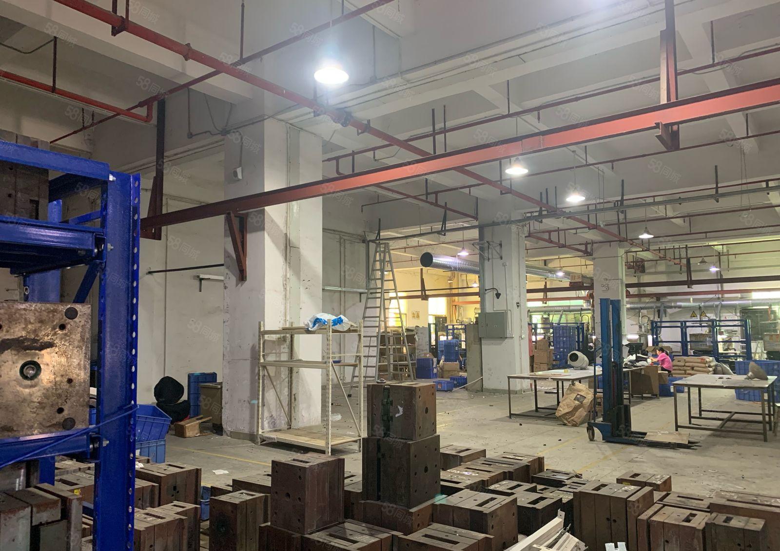 (出租观澜桂花村独院厂房)1楼1600平厂房仓库出租大小可分