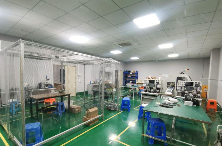 观澜福民工业区楼上500平厂房出租带精装修带3吨电梯使用率高