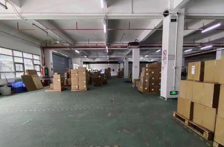 300平起租龙华清湖1000平精装修厂房出租电商一楼仓库分租