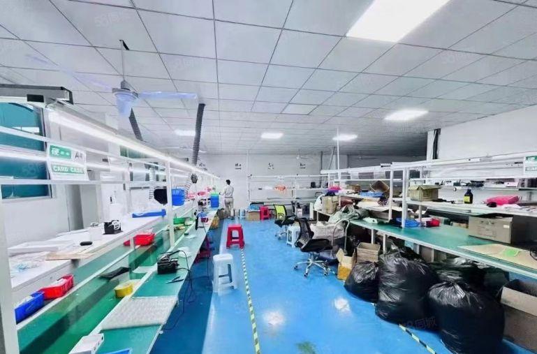 龙华大浪主干道边楼上500平精装修厂房仓库出租大小可分