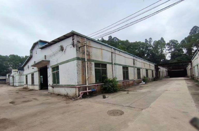 观澜地铁口独院单一层厂房12000平方空地大