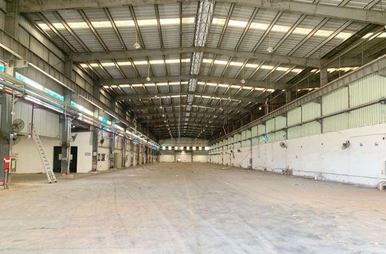 龙华工业区单一层钢构4600平滴水12米电商物流仓库厂房出租