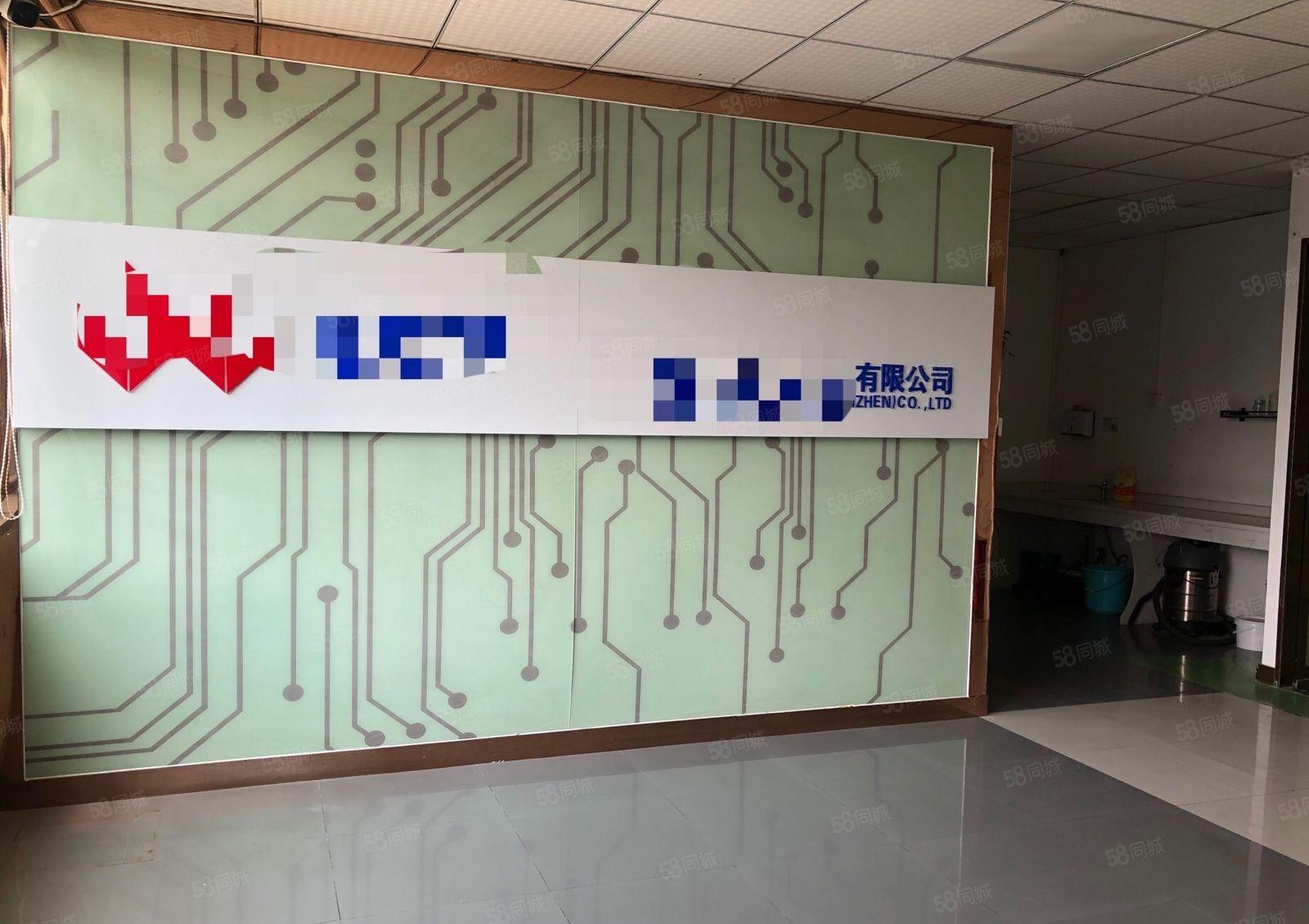 龙华商业中心旁高新产业园楼上1100平带精装厂房出租