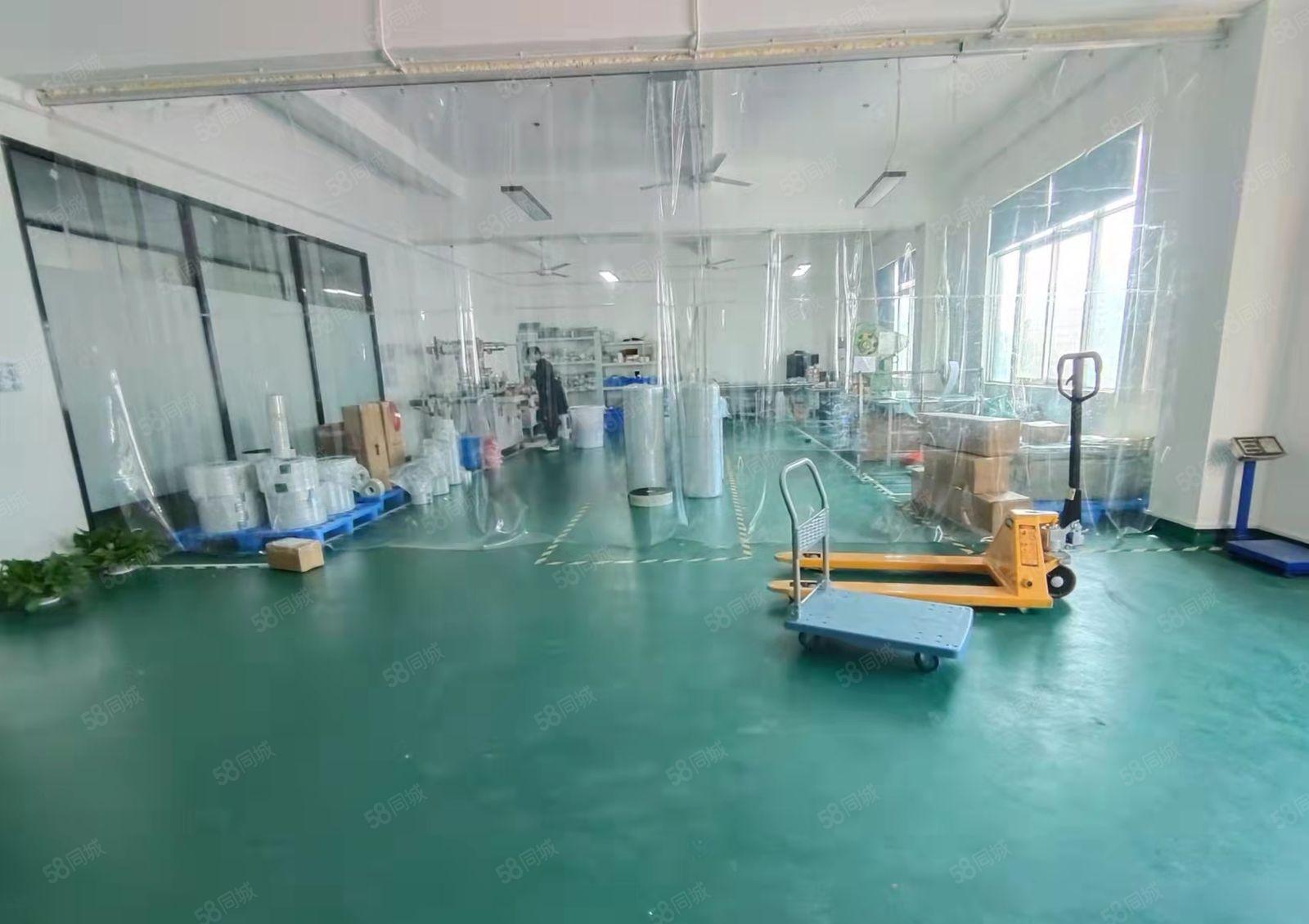 龙华天虹附近新出楼上350平精装办公厂房出租