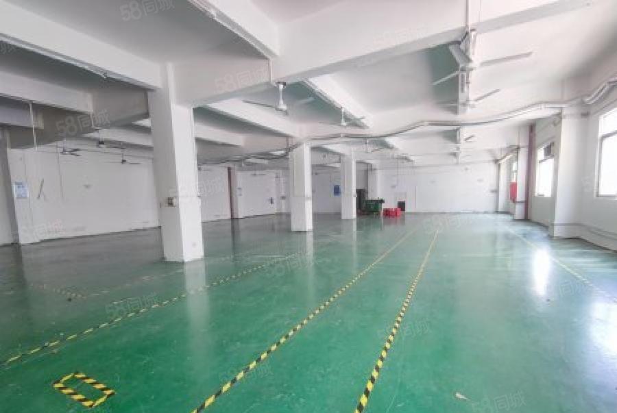 观澜松元主干道边楼上1000平精装修办公室厂房仓库出租可分租