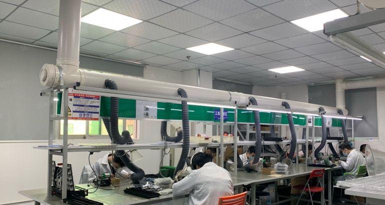 深圳北站4号线地铁口旁原业主花园厂房出租1000平带精装修