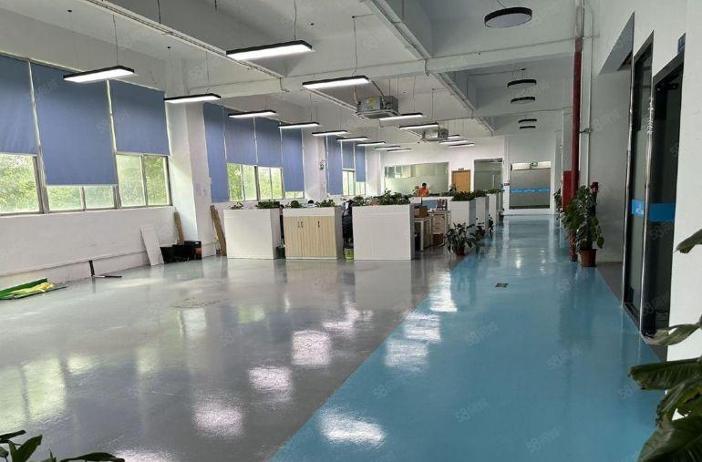 观澜章阁工业园楼上厂房950平豪华精装修200平起租电商仓库