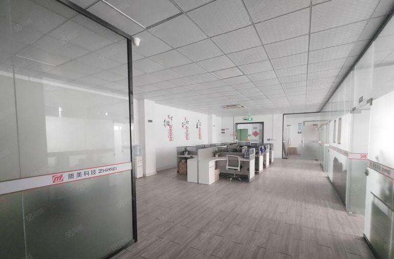 龙华大浪福民工业区原房东二楼1200平方厂房出租带精装修免佣