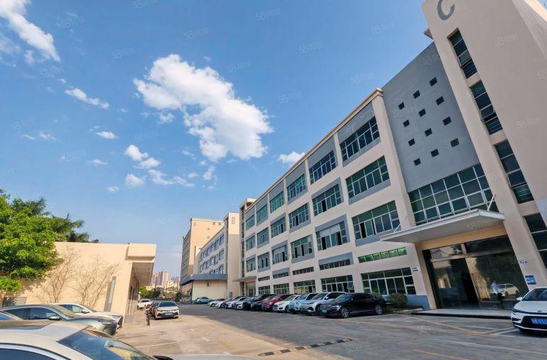 宝龙地铁口旁标准一楼小面积500平红本厂房出租带精装修办公室