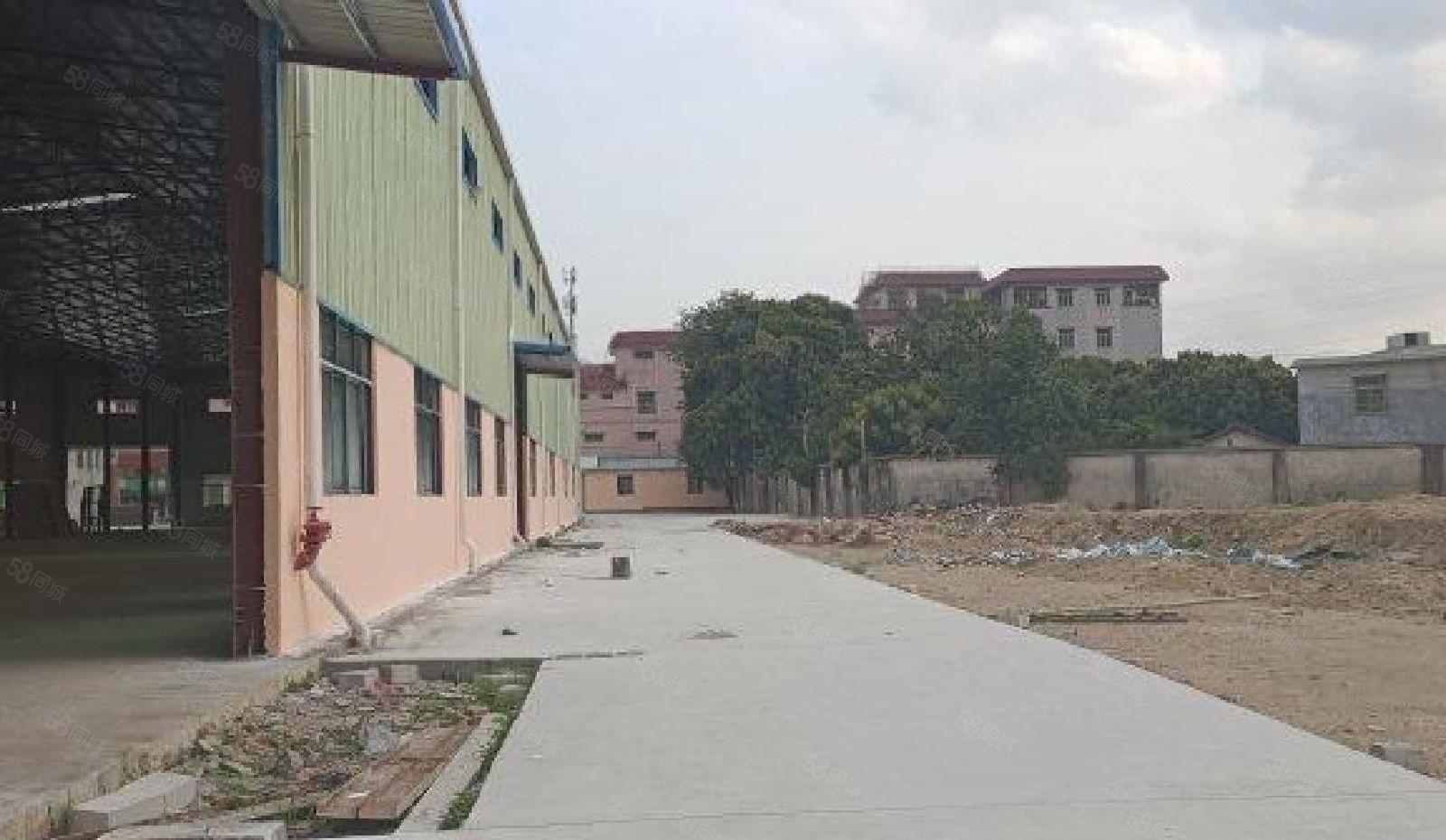 可分租横岗原房东新建独院钢构厂房一楼仓库出租滴水10米空地大