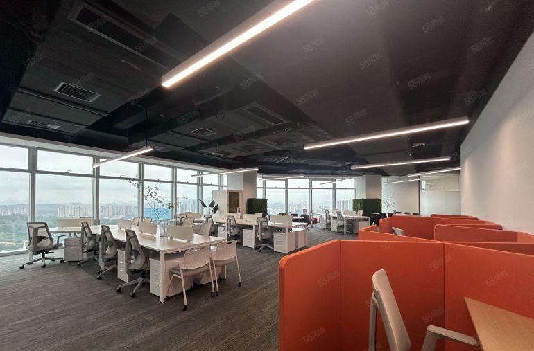 龙岗16号线愉园地铁站旁办公楼精装538平带家私办公室出租