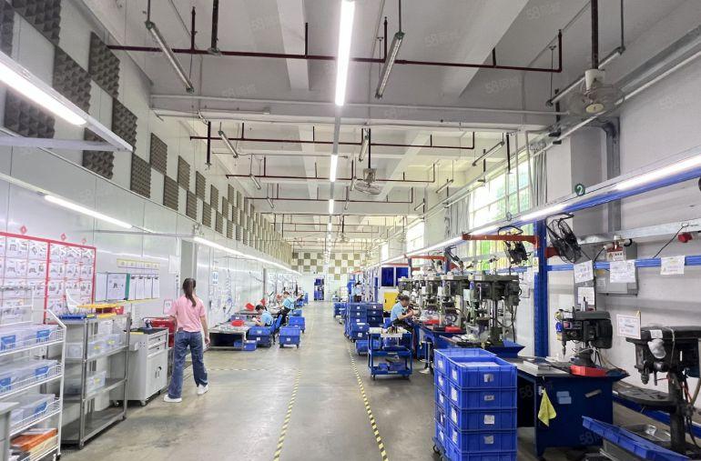 龙岗宝龙科技园原房东一楼厂房仓库1800平出租层高6米易招工