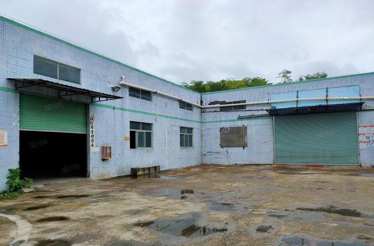 坪地原房东1500平独院钢构厂房出租仓库分租 铁皮房空地大