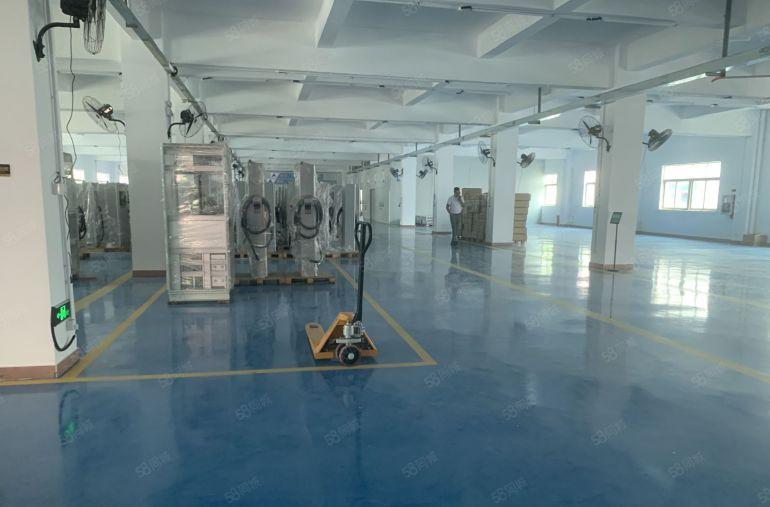龙岗同乐原房东实际面积3楼1500平厂房仓库出租带全新地坪漆