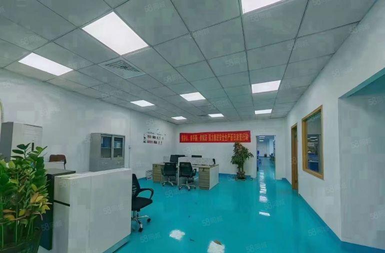 横岗六约工业园区原房东红本2楼1000平方带装修水电齐可分租