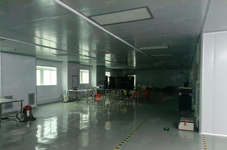 龙岗坪地坪东3楼带百级无尘车间1800平办公室现成可分租
