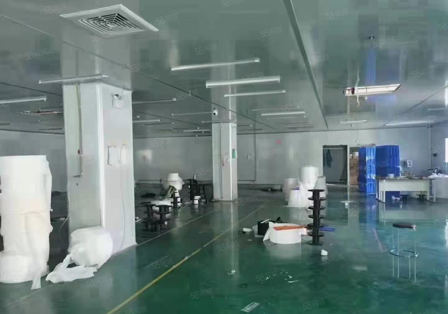 平湖鹅公岭宝鹅工业区3楼现成无尘车间装修1300平方出租