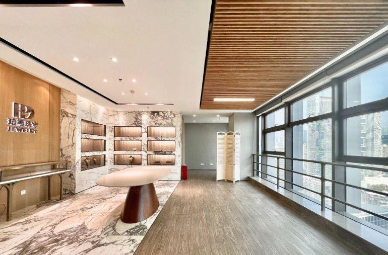 坂田杨美地铁口50平起228平红本电商园精装办公室直播间出租