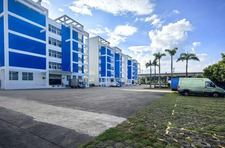 坪地高桥工业园原房东2楼1200平方精装修办公室厂房仓库出租