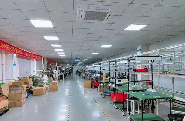 龙岗宝龙原房东大型科技园楼上1500平带装修办公仓库厂房出租