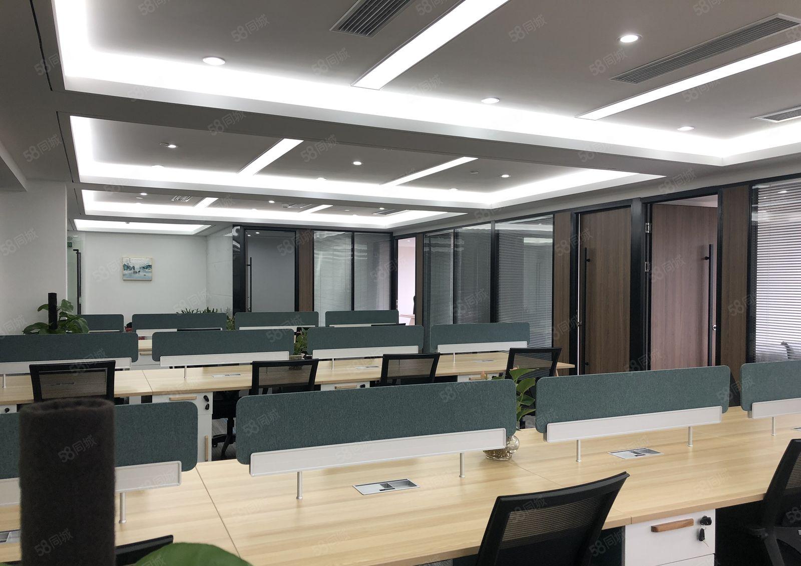 出租坂田五和地铁口电商园精装修办公室98~2000平大小可分