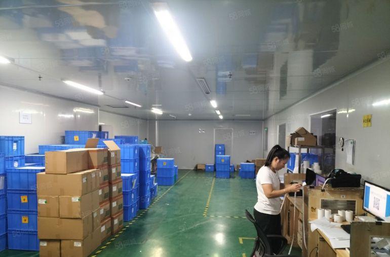 横岗六约地铁站附近工业园区楼上精装修办公室厂房800平出租