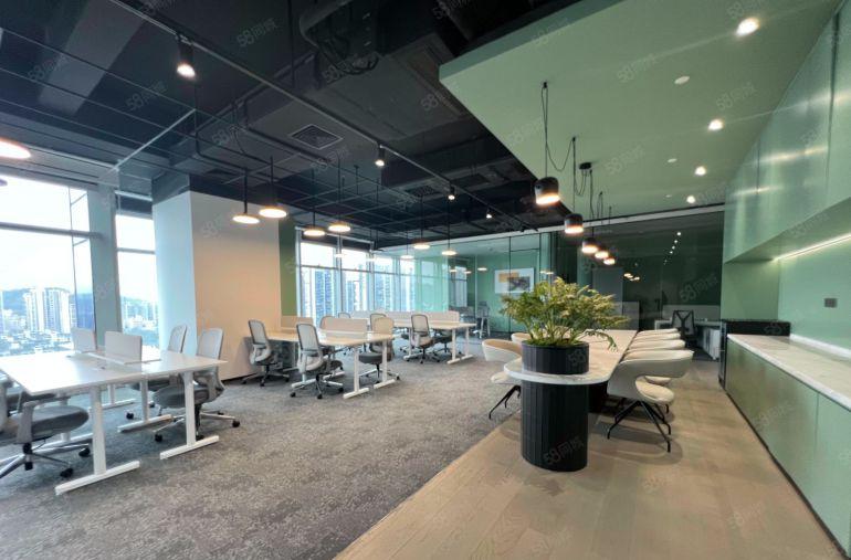 坂田杨美地铁口电商园装修办公仓库300平方出租带家私免费车位