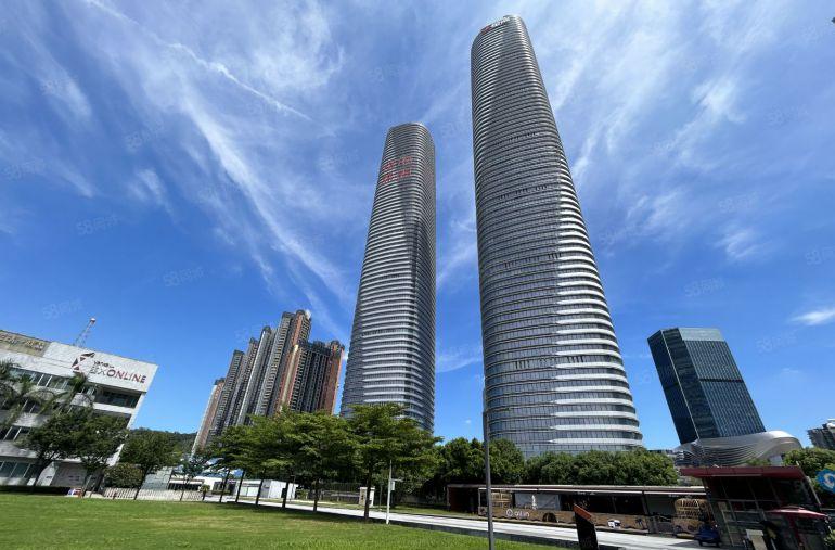 地标性建筑200平起分星河等高双子塔2000平精装办公室出租