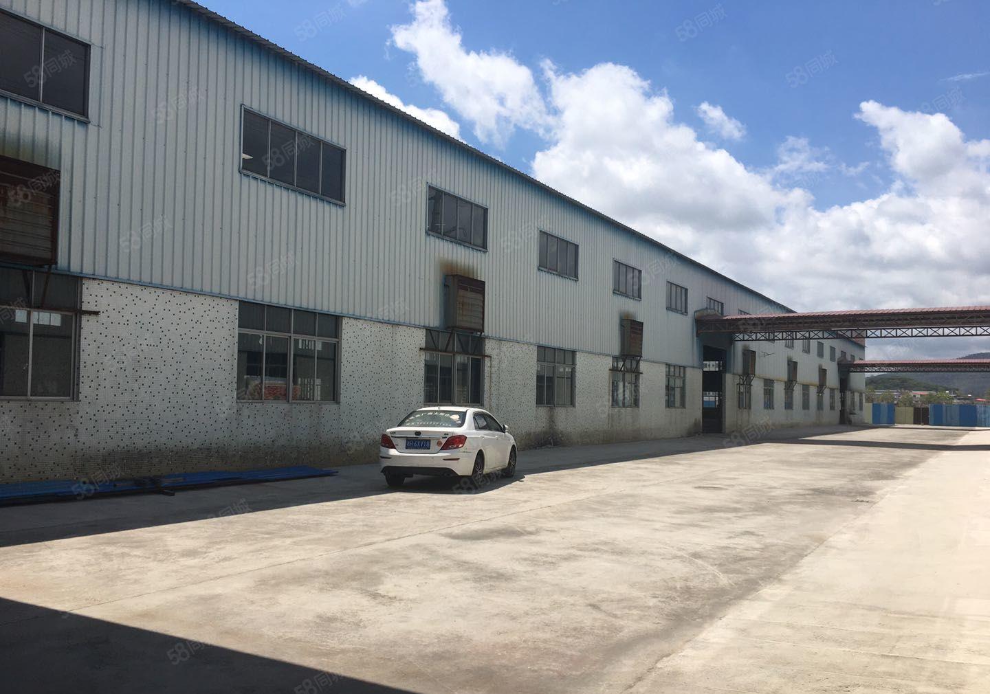 龙岗龙腾工业园单一层钢构滴水10米1800平厂房出租 进拖头