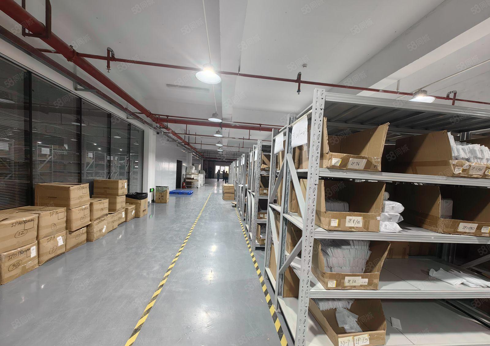 龙岗中心城志达工业园2楼2000平方电商办公室仓库大小可分租