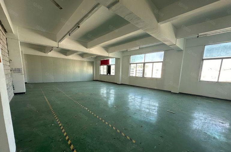 平湖富民工业区楼上整层面积3380平米，带玻璃隔间办公室