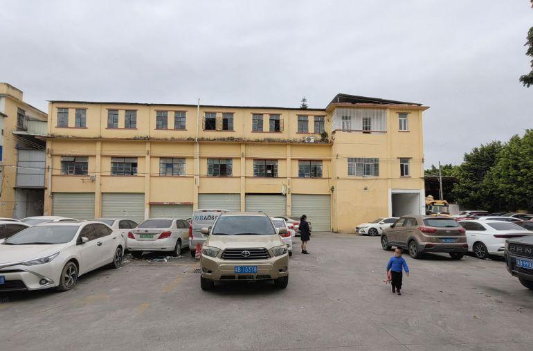 龙岗平湖富民工业区主干道边一楼450平厂房出租可分租可进货柜